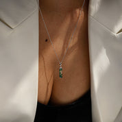 Nature's Blessing - Moss Agate Necklace - Num-Magic