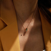 Peaceful Aura- Moss Agate Necklace - Num-Magic