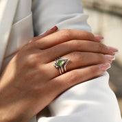 Heart Healing - 3PCS Moss Agate Rings - Num-Magic