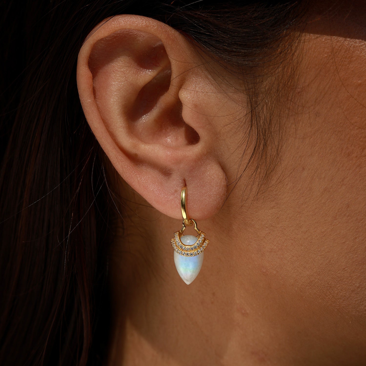 Growth Support - Moonstone Earrings - Num-Magic