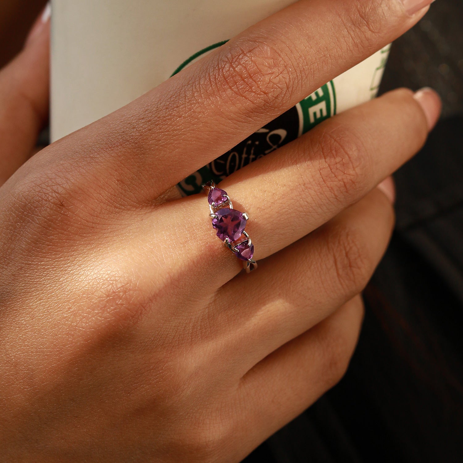 Cleansing Aura - Amethyst Rings - Num-Magic