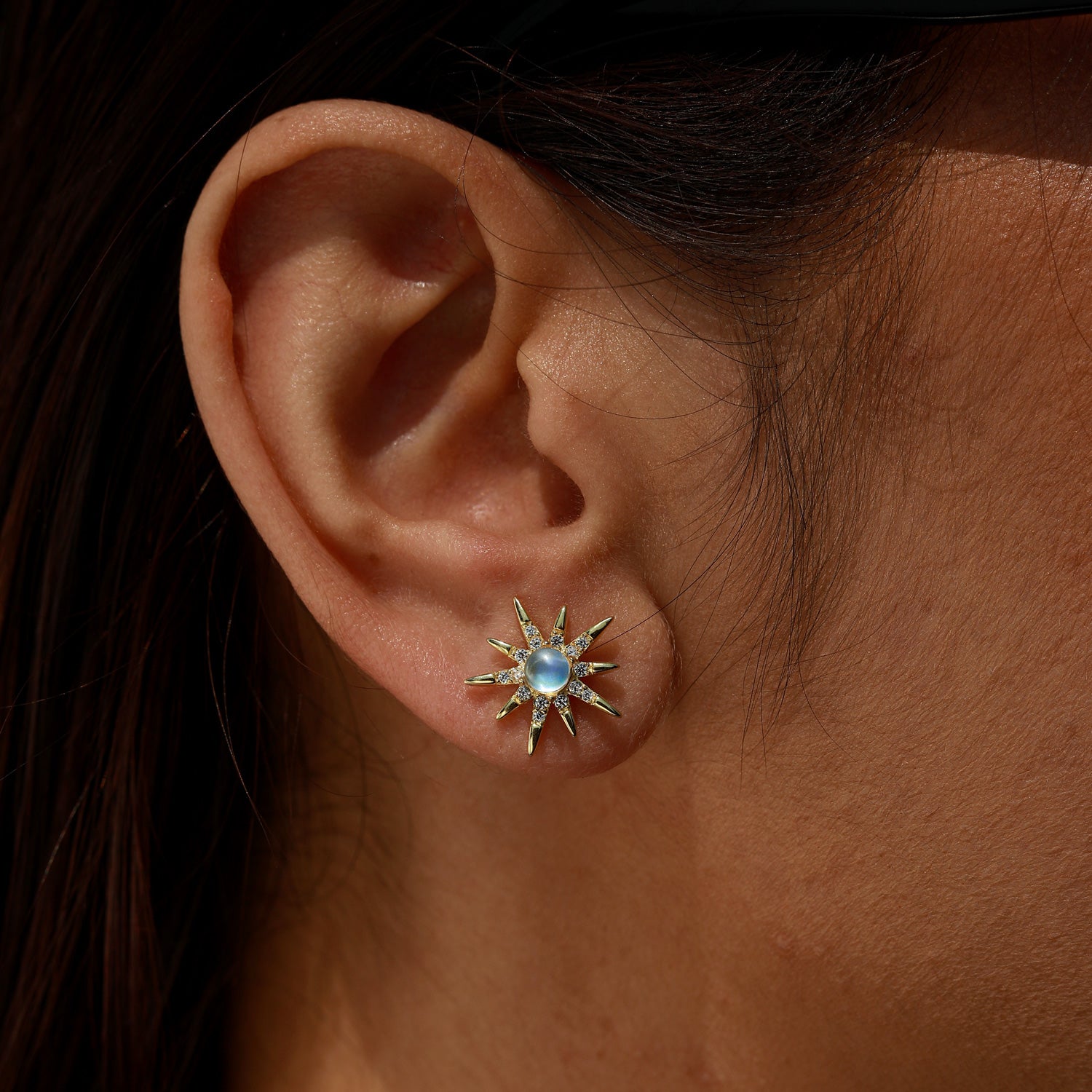 Nurturing Comfort - Moonstone Earrings - Num-Magic