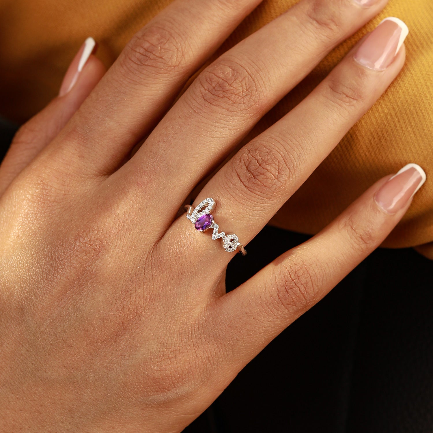 Grounding Energy - Amethyst Rings - Num-Magic