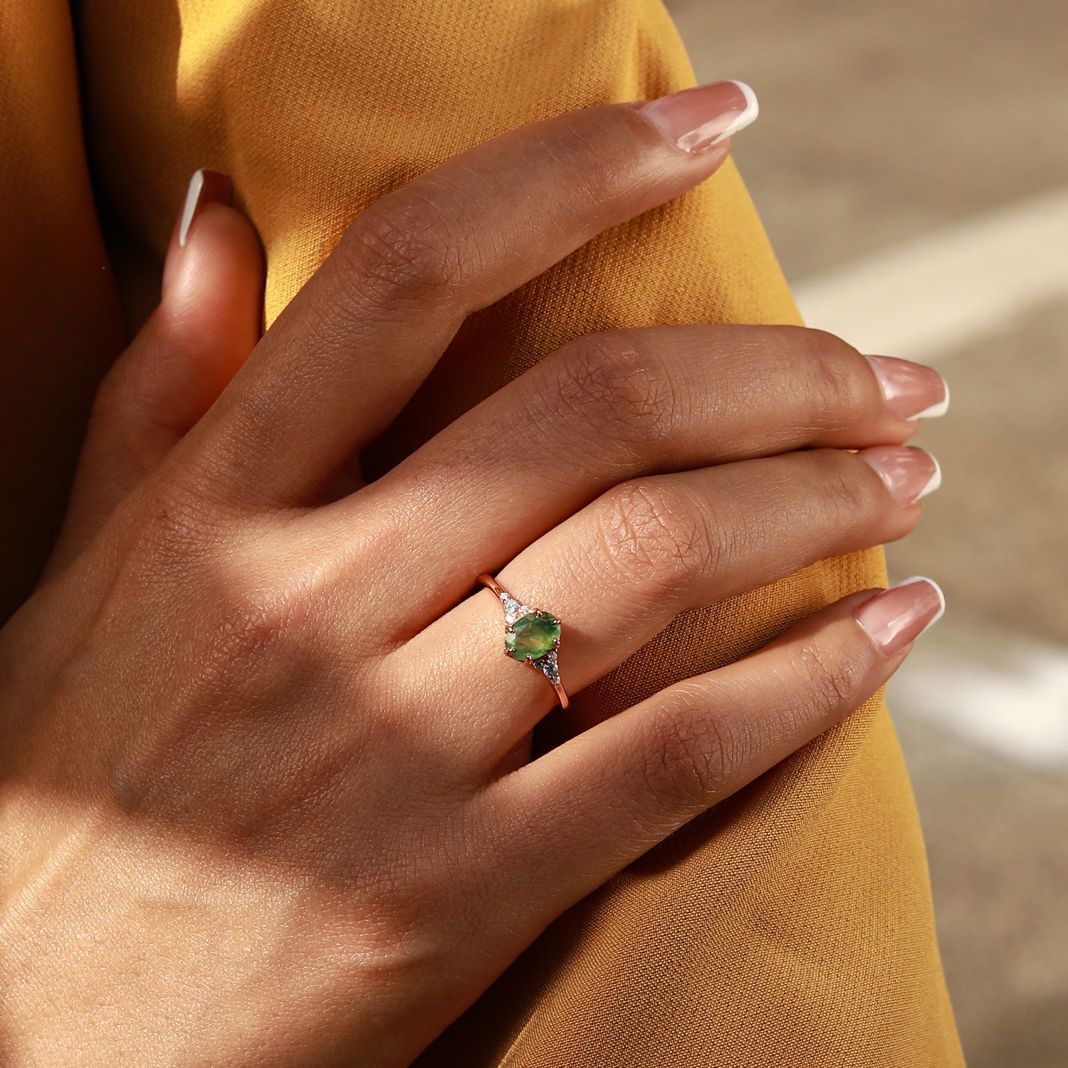 Joyful Spirit - Moss Agate Rings - Num-Magic