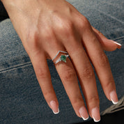 Heart Opening - Moss Agate Rings - Num-Magic