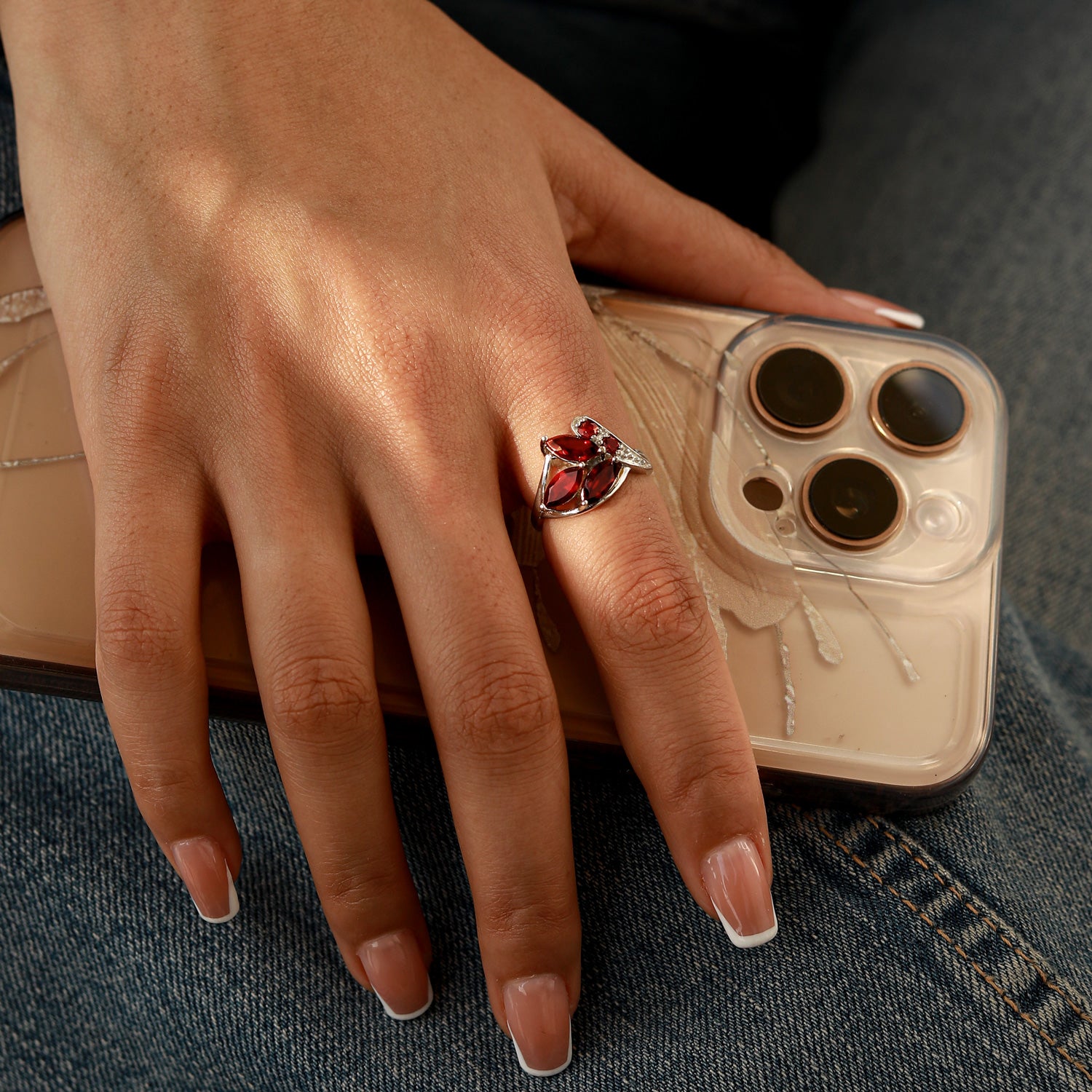 Physical Vitality - Garnet Rings - Num-Magic