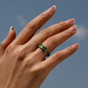 Mindfulness Tool - Moss Agate Rings - Num-Magic