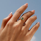 Emotional Balance - Moss Agate Rings - Num-Magic