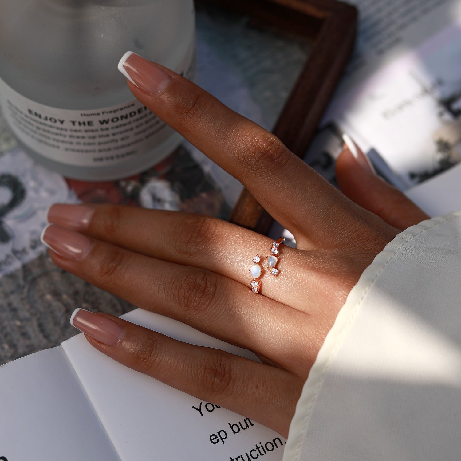 Stress Relief - Moonstone Rings - Num-Magic