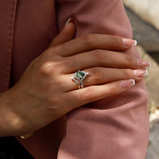 Emotional Balance - 2PCS Moss Agate Rings - Num-Magic