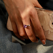 Calm Mind - Amethyst Rings - Num-Magic