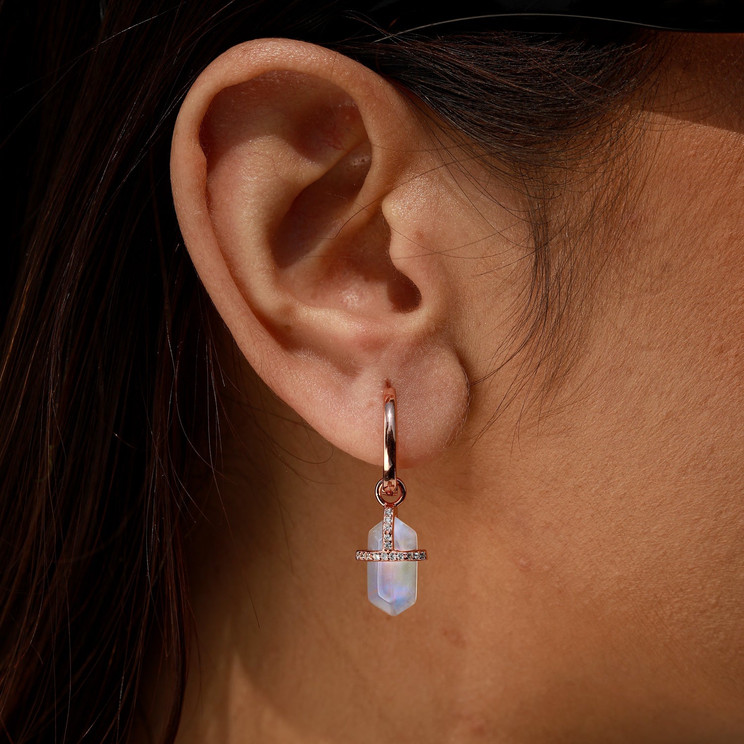 Peaceful Mind - Moonstone Earrings - Num-Magic