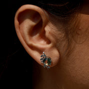 Fresh Vitality - Moss Agate Earrings - Num-Magic