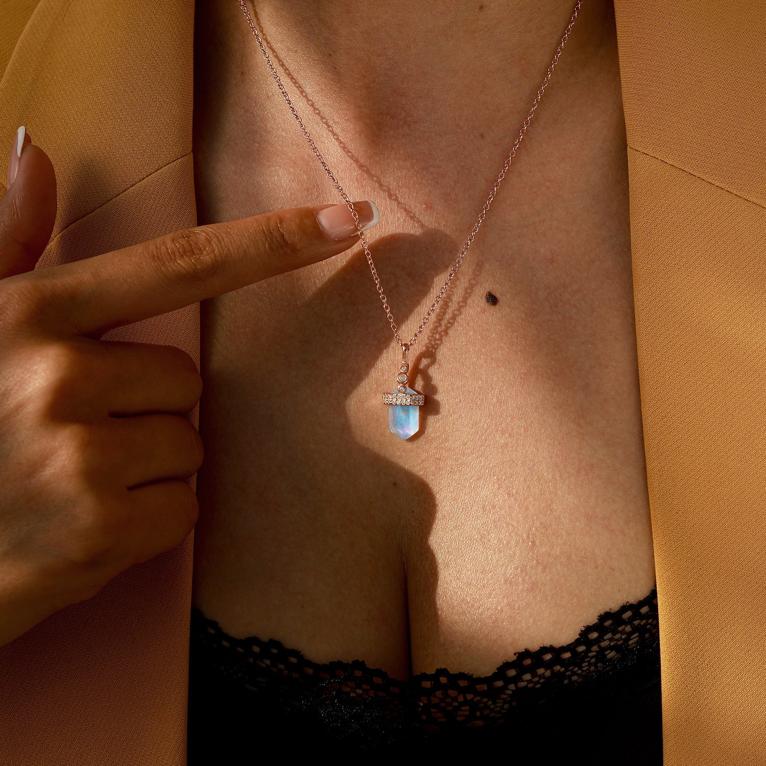 Calming Effect - Moonstone Necklace - Num-Magic