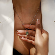 Growth Focus - Moss Agate Necklace - Num-Magic