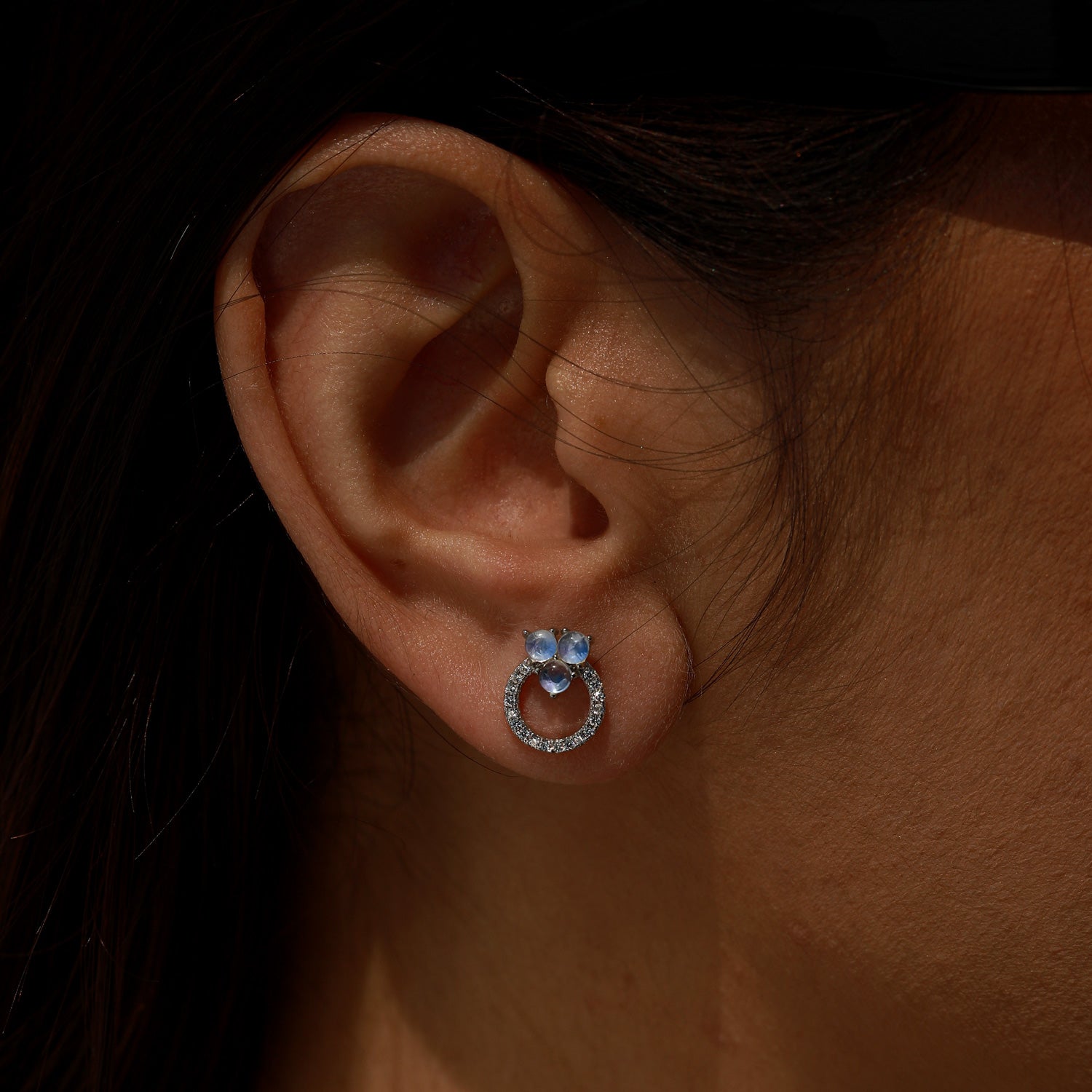 Psychic Awareness - Moonstone Earrings - Num-Magic