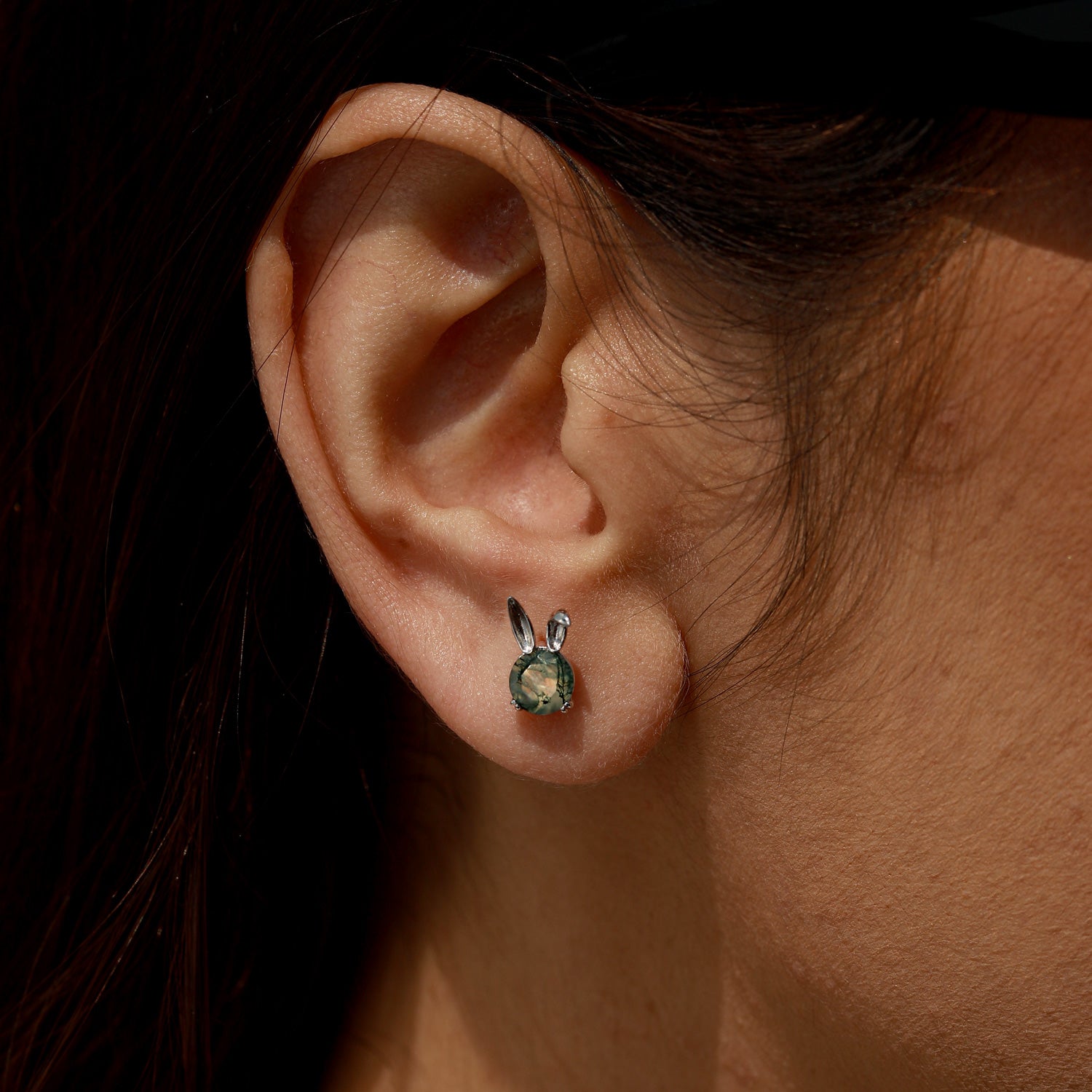 Serene Focus - Moss Agate Earrings - Num-Magic