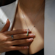 Strength Encouragement - Moss Agate Necklace - Num-Magic
