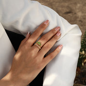 Inner Peace - 2PCS Moss Agate Rings - Num-Magic