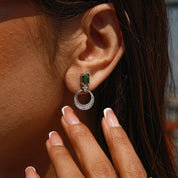 Natural Inspiration - Moss Agate Earrings - Num-Magic