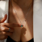 Growth Focus - Moss Agate Necklace - Num-Magic