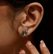 Fresh Vitality - Moss Agate Earrings - Num-Magic