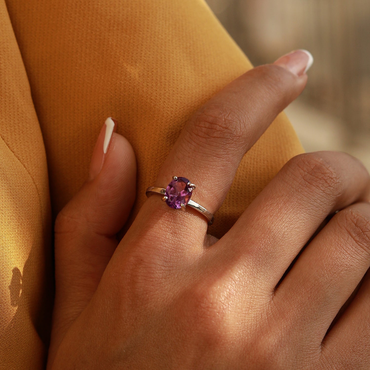 Emotional Balance - Amethyst Rings - Num-Magic
