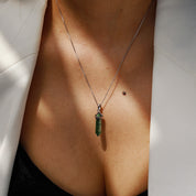 Strength Encouragement - Moss Agate Necklace - Num-Magic
