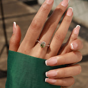 Tranquil Energy - CZ Moss Agate Rings - Num-Magic