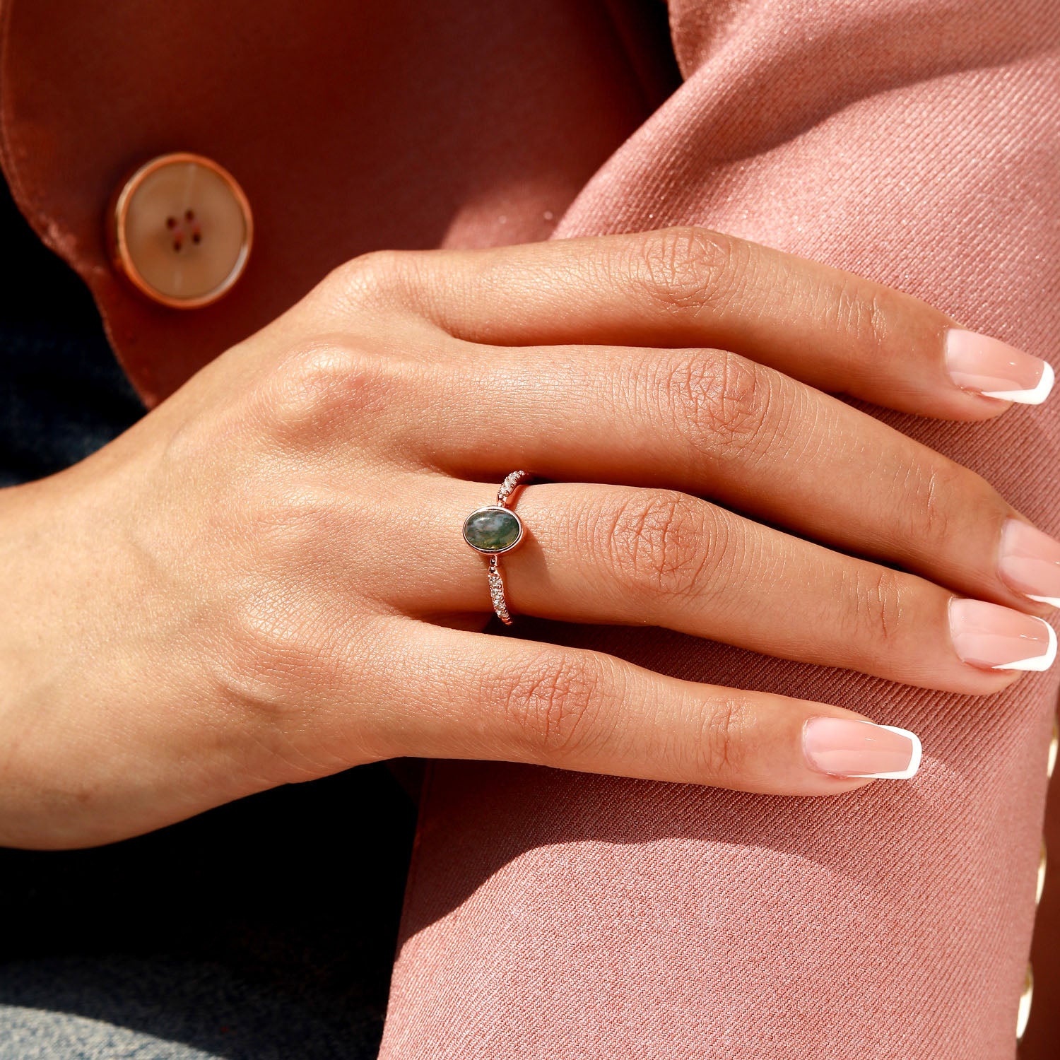 Abundance Attracting - Moss Agate Rings - Num-Magic