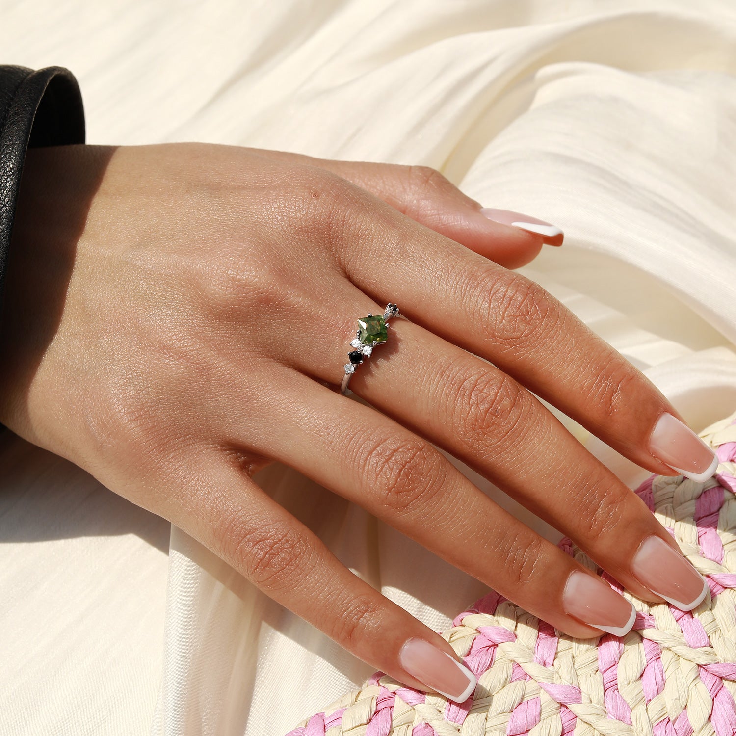 Spiritual Awareness - Moss Agate Rings - Num-Magic