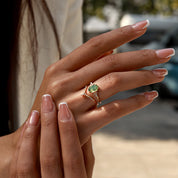 Confidence Builder - 2PCS Moss Agate Rings - Num-Magic