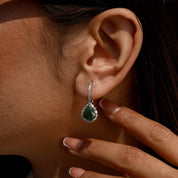 Timeless Stability - Moss Agate Earrings - Num-Magic