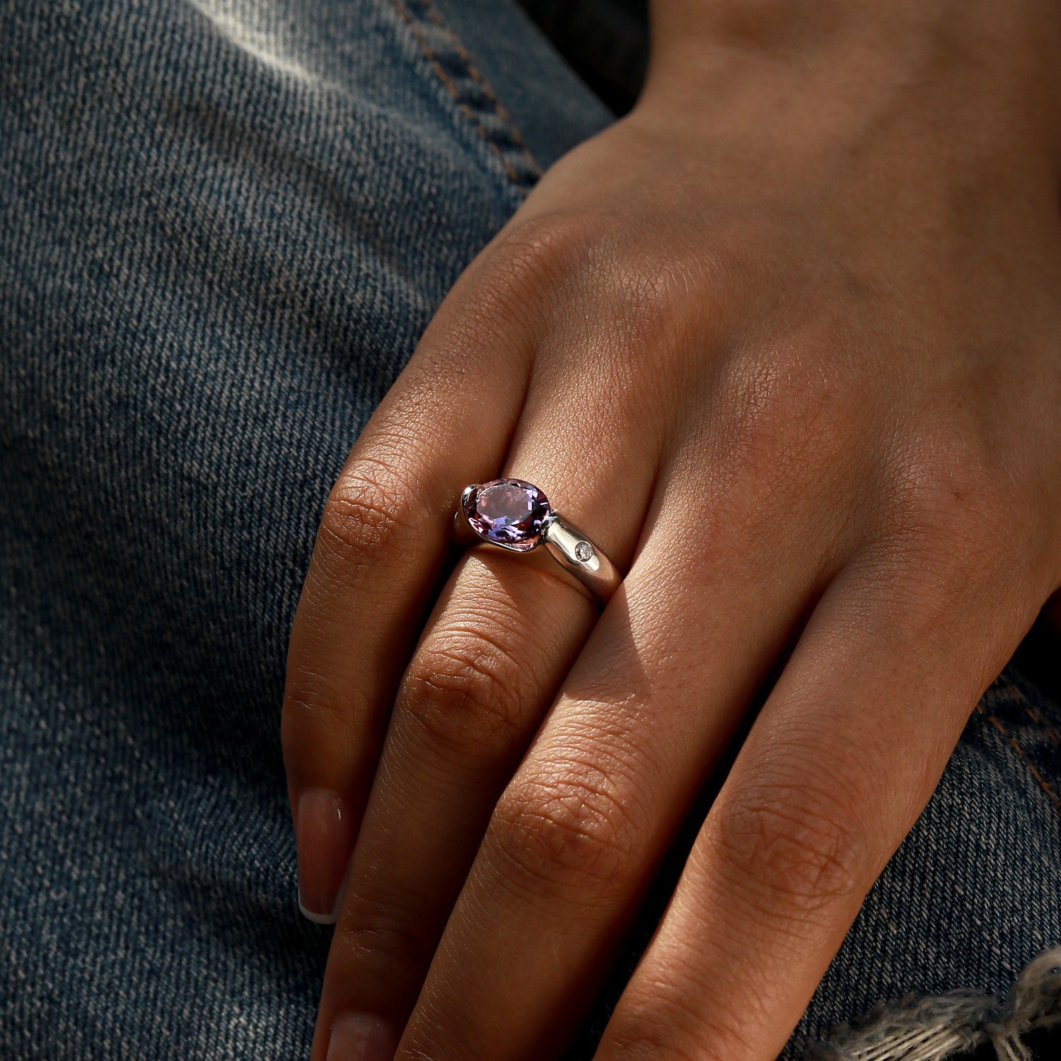 Emotional Healing - Amethyst Rings - Num-Magic