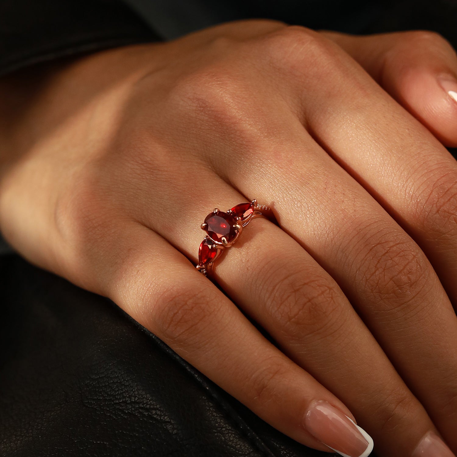 Emotional Healing - Garnet Rings - Num-Magic