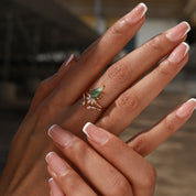 Positive Vibes - Moss Agate Rings - Num-Magic