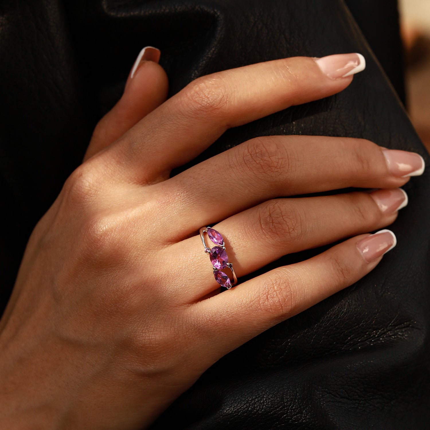 Healing Energy - Amethyst Rings - Num-Magic
