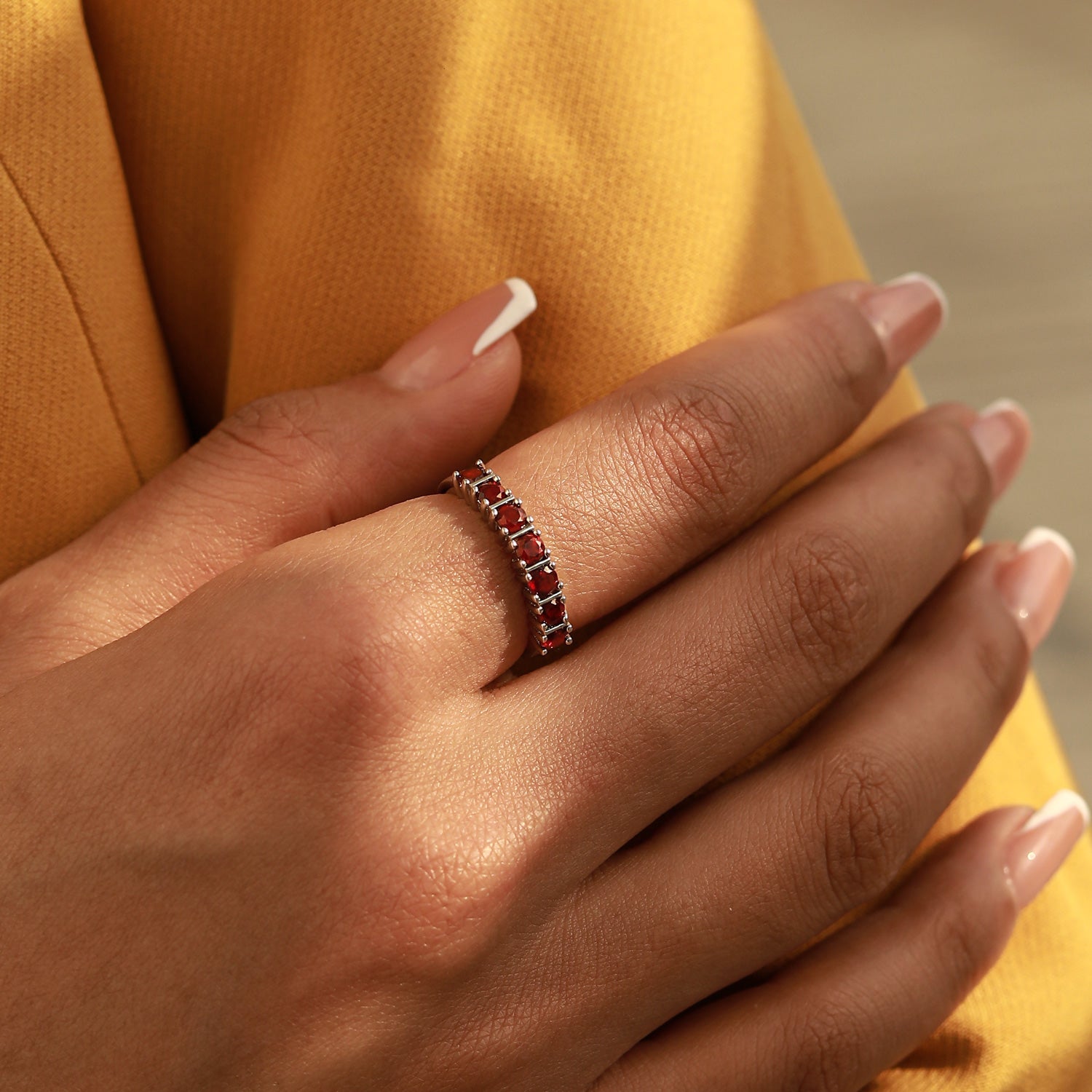 Courage Boost - Garnet Rings - Num-Magic