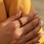 Courage Boost - Garnet Rings - Num-Magic