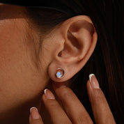 Serene Wisdom - Moonstone Earrings - Num-Magic