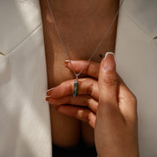 Nature's Blessing - Moss Agate Necklace - Num-Magic