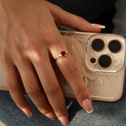 Inner Strength - Garnet Rings - Num-Magic