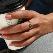 Fertility Symbol - Moss Agate Rings - Num-Magic