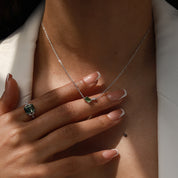 Creativity Flow - Moss Agate Necklace - Num-Magic