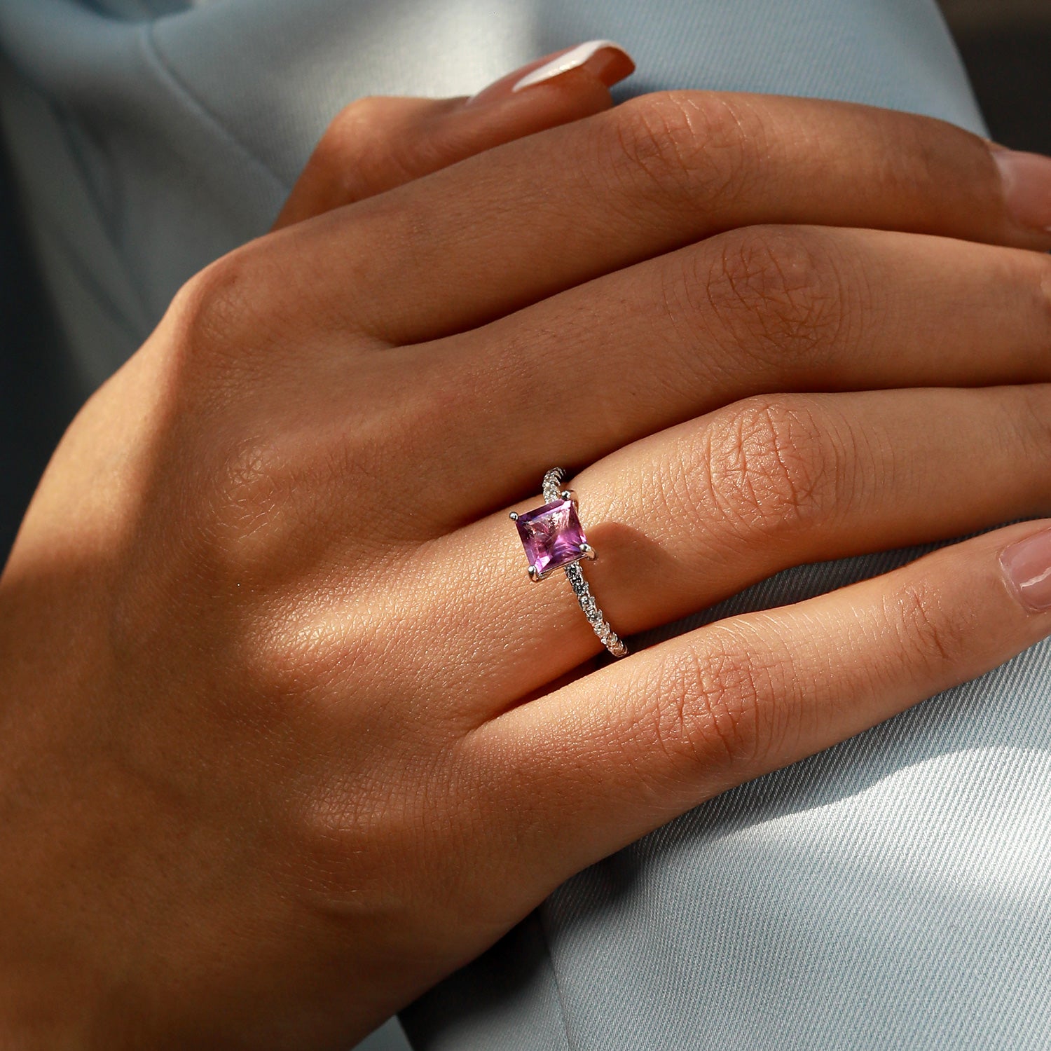 Spiritual Growth - Amethyst Rings - Num-Magic