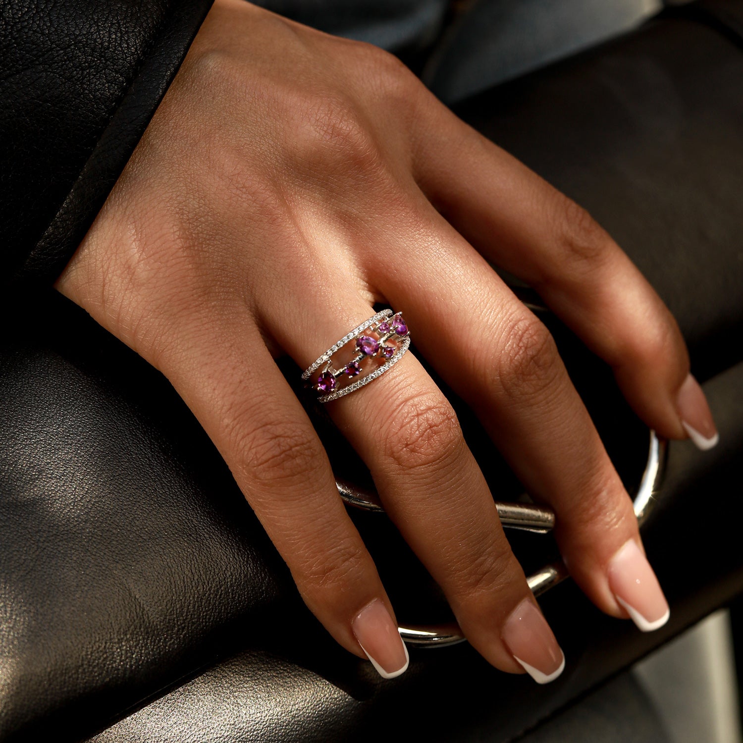 Clarity Mind - Amethyst Rings - Num-Magic