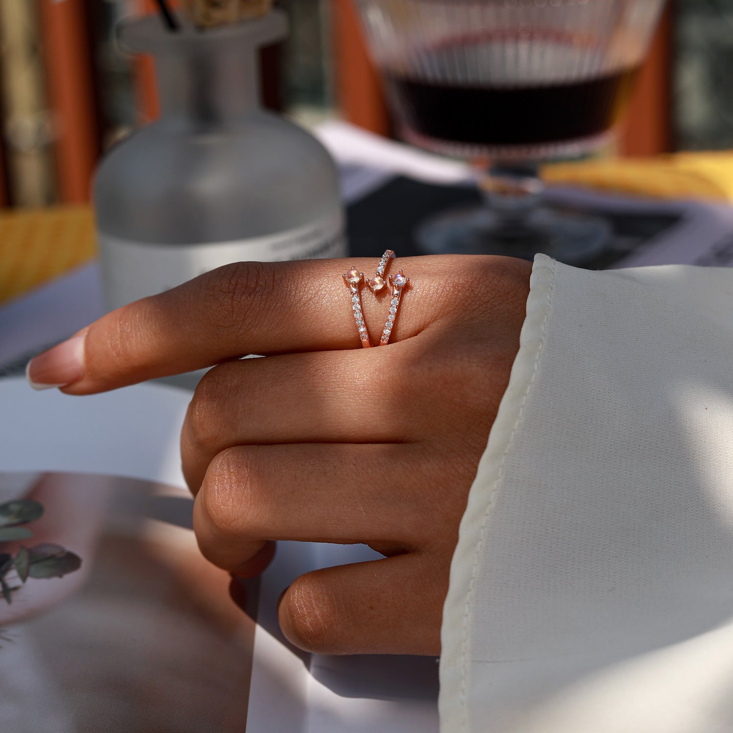 Patience Growth - Moonstone Rings - Num-Magic