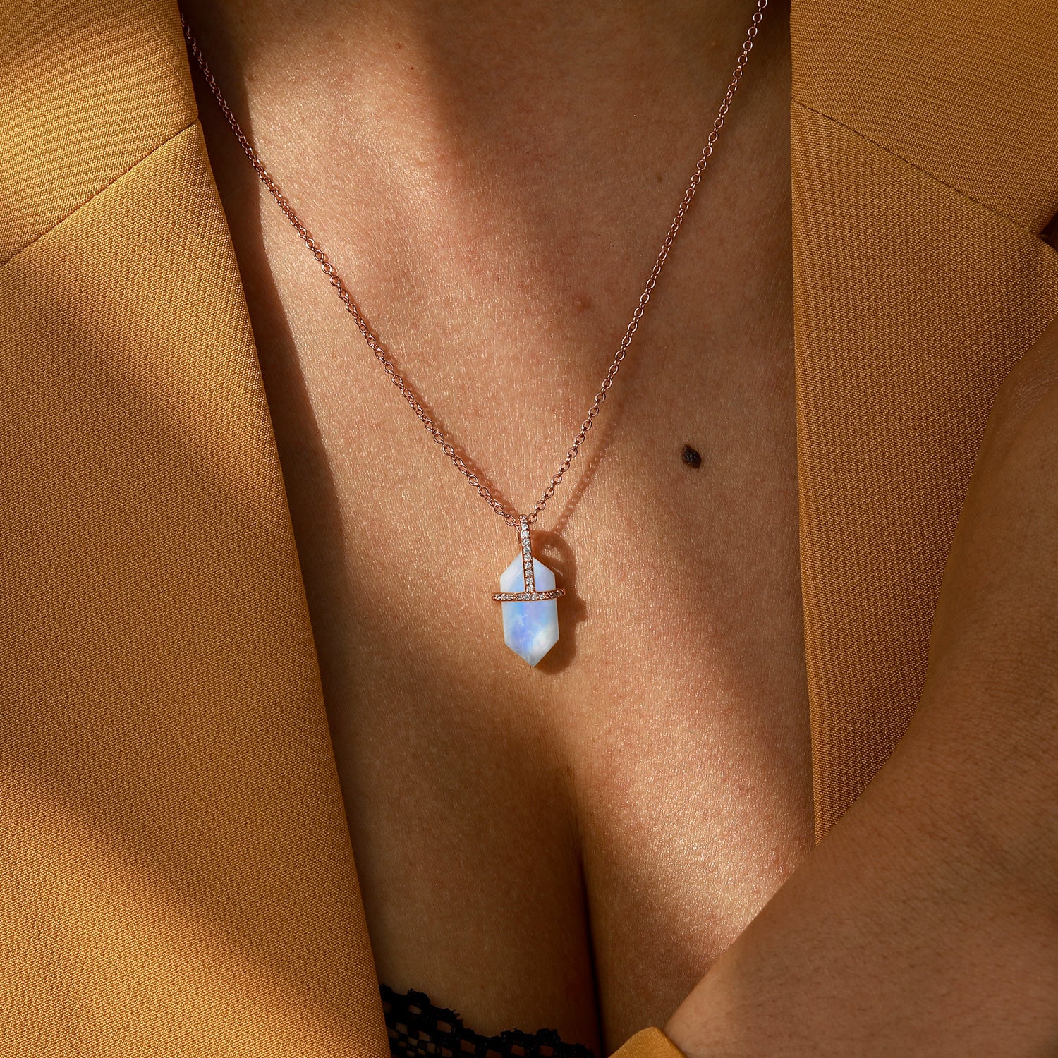 Good Luck - Moonstone Necklace - Num-Magic