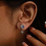 Feminine Power - Moonstone Earrings - Num-Magic