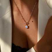 Wealth Attraction - Moonstone Necklace - Num-Magic